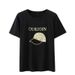 heavy-duty Gold-embossed Hat, New Summer Korean-style Women's Short-sleeve T-shirt, Spring-summer Trendy_ecoleips.com