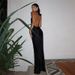 European And American Style 2026 Summer New Model, Unique Deep V Sexy Hot Girl Sleeveless Tie-neck Halter High-waisted_ecoleips.com
