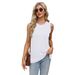 Aria Basics Aria Basics European And American Cross-border Foreign Trade 2025 Spring-summer New Style Women's Tank Top, Round Neck_ecoleips.com