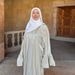 Women's Clothing Women's Glitter Cotton Abaya Muslim Two Piece Set Middle East Fashion Modest Abaya Dress For Formal & Casual_ecoleips.com