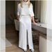 Women's Clothing New Women's Autumn And Summer Solid Color Casual Loose Casual Pocket Sweatshirt Straight Skirt Suit_ecoleips.com