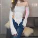 In-stock Cross-border 2024 European And American Style New Women's Clothing, Solid Color Slim-fit Cropped Top,_ecoleips.com