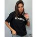2025 Summer European And American Style New Fashionable Versatile Letter Print 100% Cotton Short Sleeve Commuter T-Shirt_ecoleips.com