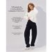 "Russian-Style Wide Leg Jeans For Women – Classic Black High-Waisted Denim Pants (Size 25-32, Comfort Stretch Fit)"_ecoleips.com