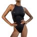Aria Basics 2025 One-piece Swimsuit For Women, Sexy European And American Style, Solid Color Bikini, Women's Cross-border Foreign_ecoleips.com