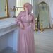 Elegant Long-Sleeve Ruffle Hem Dress For Women – Flowy Maxi Dress With 3D Texture (Multiple Colors & Sizes)_ecoleips.com