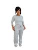 PME Women's Casual Tracksuit Set – Oversized Hoodie & Joggers | Streetwear Loungewear | Winter Comfort | Solid Colors (Gray/Black/Red/Green)_ecoleips.com