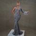 Elegant V-Neck Glitter Evening Dress Long Sleeve Bodycon With Slit For Women Party Banquet Special Occasion_ecoleips.com