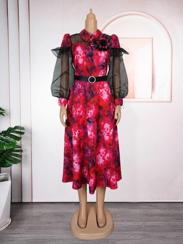 Vibrant Tie-Dye Print Summer Dress – Flowy Sleeveless Boho Maxi Dress For Women_ecoleips.com