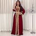 Women's Clothing Long Sleeved Two Piece Arab Dubai Robe_ecoleips.com