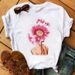 Wish Cross-border Women's Clothing European And American Spring/summer Floral Girls' Short-sleeve T-shirt For Women_ecoleips.com