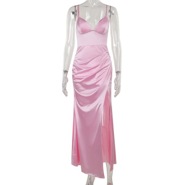 Women's Clothing Temperament Sexy Slim Diamond Chain Suspender Dress Skirt Women_ecoleips.com