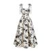 2026 European American French Retro Floral Print Elegant And Sophisticated Waist-Cinching Strap Dress For Women_ecoleips.com