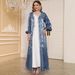 M25036 New Cross-Border Foreign Trade Women's Clothing Abaya Middle Eastern Rhinestone Embellished Robe Dress Dubai_ecoleips.com