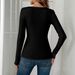 European American Cross-border 2026 Autumn Winter New Elegant Women's Top With Lace Trim On The Collar Cuffs And_ecoleips.com