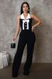Women's Clothing Personalized Line Stitching Long Sleeved Sports Fitness Jumpsuit_ecoleips.com