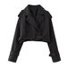 ng2510292 2023 Spring Autumn New Cross-Border Women's Fashion European And American Style Belted Long Sleeve Short Casual Trench_ecoleips.com