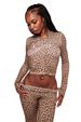 Women's Clothing Slim Fit Hooded Jacket And Trousers Set INS Fashion Sporty Print Design For Spring/Autumn_ecoleips.com