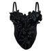 Cross-border European And American New Style 3D Floral Camisole Top Slim Fit Pure Desire Sexy Fishbone Chest Inner Wear_ecoleips.com