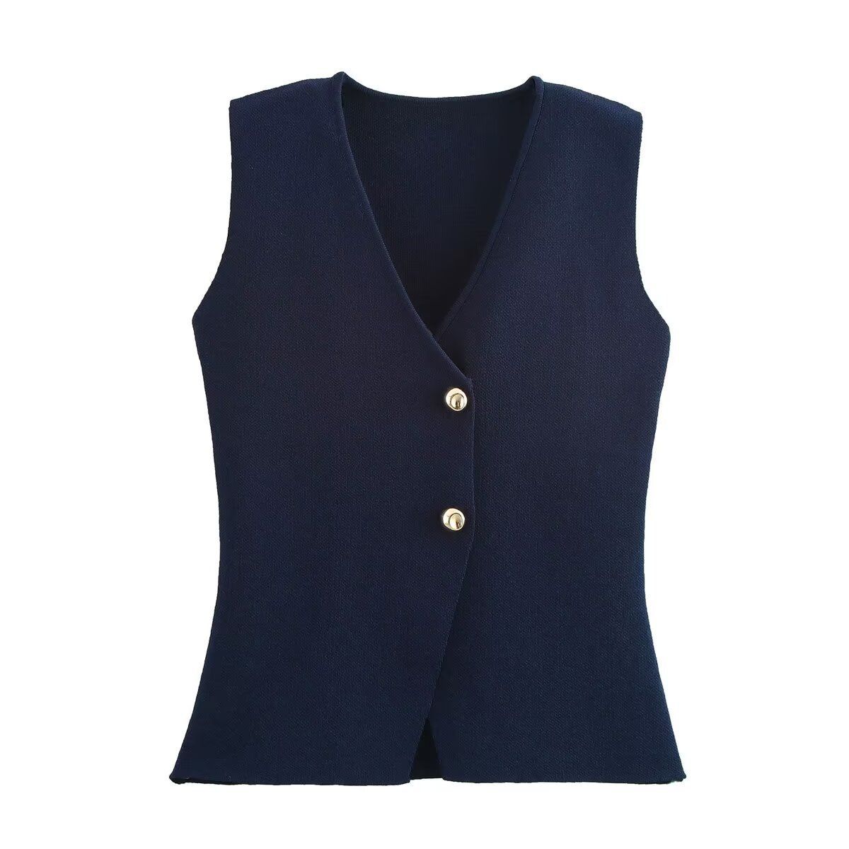 Women's Clothing Knitted Vest Fashion Casual New Women's Tops_ecoleips.com