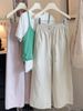 Women's Super Skin Friendly Washed Cotton Artsy Wide Leg Pants Japanese Style Casual Loose Fit Drawstring Elastic Waist Summer Bottoms_ecoleips.com