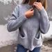Women's Clothing Autumn And Winter Hot Selling Fashion Casual Stand Up Collar Zipper Jacket Loose Pocket Jacket For Women_ecoleips.com
