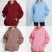 Voya Women's Fashion Sports Loose Long Sleeved Hooded Sweatshirt With Multiple Colors To Choose From_ecoleips.com