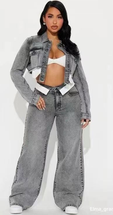 Women's Fashionable Short Top And Trousers Set with Pockets Hot Selling Sexy Clothing Combo for Women_ecoleips.com