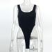 European And American Cross-border 2023 Summer New Women's Clothing Sexy Slim-fit Pure Cotton Ribbed U-neck Tank Top_ecoleips.com