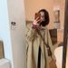 Khaki Short 2025 Spring And Autumn New Korean Version Small Chic Temperament Women's Windbreaker Jacket_ecoleips.com
