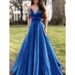 New Women's Clothing 2021 Summer European American Solid Color Sexy V-neck Long Dress With Straps And Large_ecoleips.com