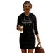 Women's Simple Letter And Leopard Combination Design Slim Fit Comfortable Elegant Dress 0052 Print_ecoleips.com