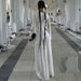 European And American Best-selling Women's Clothing 2025 Early Autumn New Fashion Slim-fit Pleated Elegant Round-neck_ecoleips.com