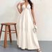 2025 Independent Station Cross-Border European And American Women's Clothing Halter Neck Lace-Up Dress_ecoleips.com