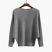 Oversized Batwing Sleeve Off-Shoulder Sweater – Women’s Long Sleeve Knit Top In Cotton-Blend_ecoleips.com