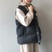 Women's Lightweight Puffer Vest Jacket - Quilted Sleeveless Coat With Stand Collar, Loose Fit Casual Outerwear For Autumn Winter_ecoleips.com