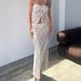 Women's Clothing Tube-top Hip Skirt Hollow Lace Fashion High-end Long Skirt Suit_ecoleips.com