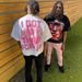 Women's Loose Trendy Summer Top American Street Style Letter Print Cross Border Pattern 2025 Fashion Wholesale_ecoleips.com