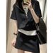 Plus Size 150kg High Waist Skirt For Women Summer Fat MM Casual Slimming Two-Piece Set_ecoleips.com