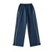 Women's Clothing Sports Quick Drying Straight Casual Pants For Women Summer Hot Girl Loose Slim Drawstring Wide Leg Pants_ecoleips.com