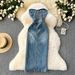 Women's Clothing Sleeveless Tube Top Dress For Women Summer New Pure Desire Hot Girl Waist Hip Slit Denim Long Skirt_ecoleips.com