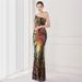 Women's Clothing New Bead Style Sequin Fairy Lady Party Party Evening Dress Sexy Long Toast Dress Bride_ecoleips.com