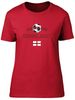 Women's T-Shirts Womens T Shirt England Football Come On Sports Ladies Tee Gift_ecoleips.com