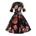 Women's Floral Print Halter Maxi Dress – Summer Evening Party Gown_ecoleips.com