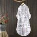 Women's Mid-Length Artistic Letter-Print Casual Shirt With Sun Protection, Versatile Cardigan For Commuting And Stylish_ecoleips.com