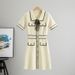 Women's Clothing Summer New Style High End Sense Of Covering Belly Age Reducing Casual Shirt Skirt Trend_ecoleips.com