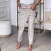 Women's Clothing Autumn New Leisure Solid Color Irregular Slim Casual Pants Women_ecoleips.com