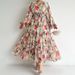 Women's Clothing Middle East Popular Flower Print Long Sleeve Fashionable Temperament Muslim Dress_ecoleips.com