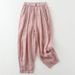 Suitable For All Seasons 2024 Cotton Lantern Women's Artistic Temperament Linen Slimming Loose Plus Size Casual Pants_ecoleips.com