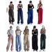 Women's Clothing High Waist Striped Straight Sports Quick Drying Pants Women Autumn Loose Slim Drawstring Wide Leg Casual Pants_ecoleips.com